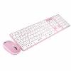 KeyTeck KIT TASTIERA + MOUSE SLIM USB/PS2 ROSA